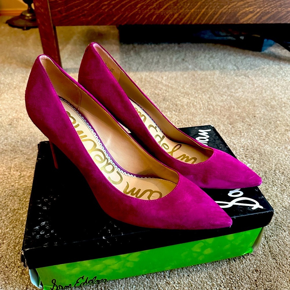 Purple Sam Edelman heels